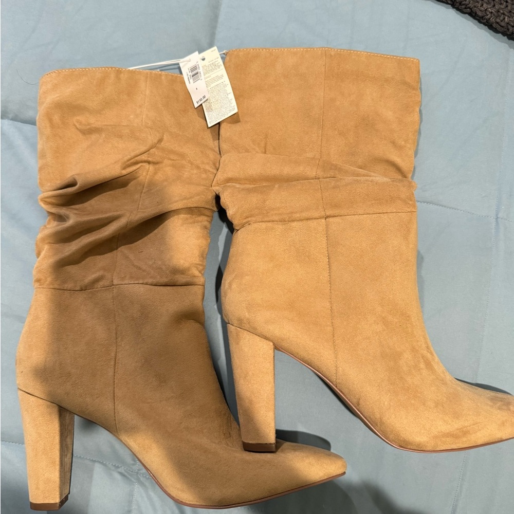 Banana Republic slouch suede boots